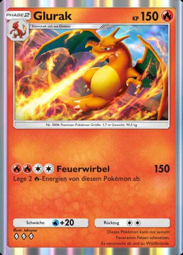 Glurak #035 · Unschlagbare Gene (A1)