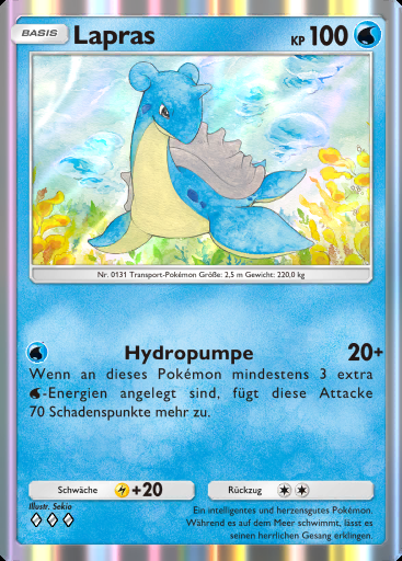 Lapras #079 · Unschlagbare Gene (A1)