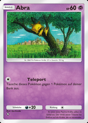 Abra #115 · Unschlagbare Gene (A1)