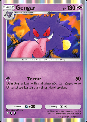 Gengar #122 · Unschlagbare Gene (A1)