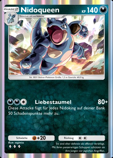 Nidoqueen #168 · Unschlagbare Gene (A1)