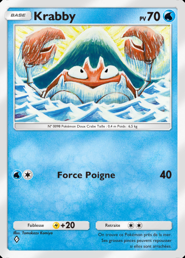 Krabby #068 · Puissance Génétique (A1)