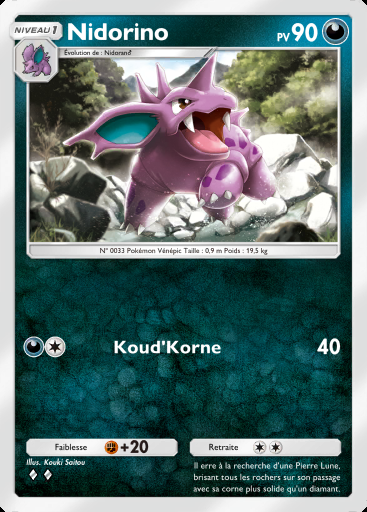 Nidorino #170 · Puissance Génétique (A1)