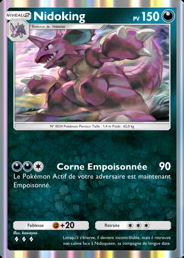 Nidoking #171 · Puissance Génétique (A1)