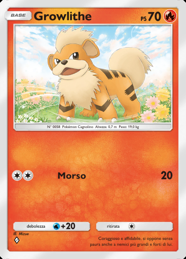 Growlithe #039 · Geni Supremi (A1)