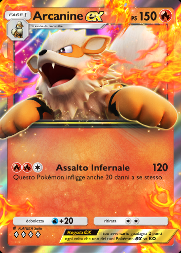Arcanine-ex #041 · Geni Supremi (A1)