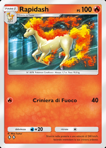 Rapidash #043 · Geni Supremi (A1)