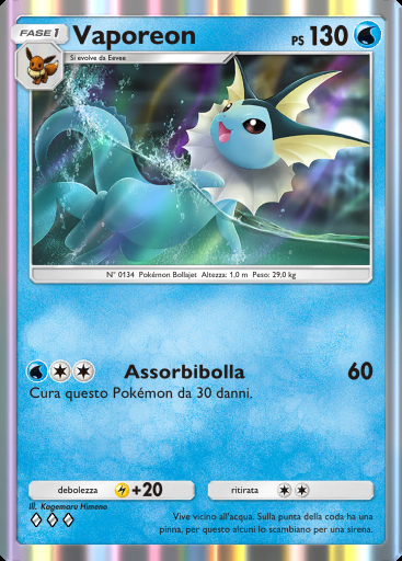 Vaporeon #080 · Geni Supremi (A1)