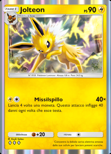Jolteon #102 · Geni Supremi (A1)
