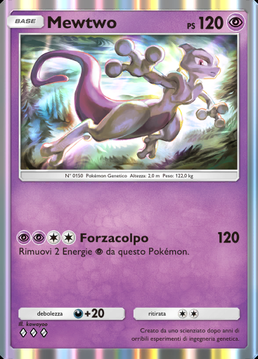 Mewtwo #128 · Geni Supremi (A1)