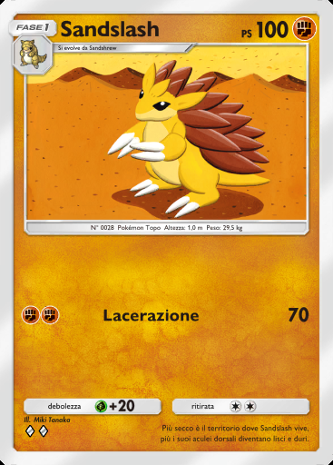 Sandslash #138 · Geni Supremi (A1)