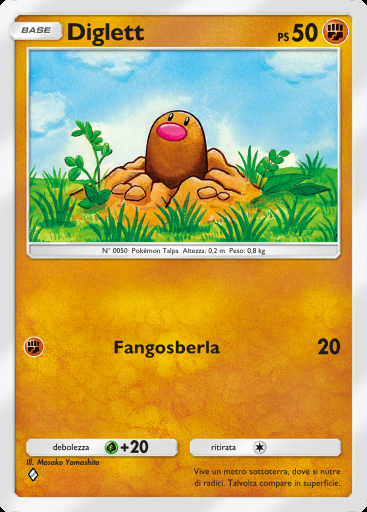 Diglett #139 · Geni Supremi (A1)