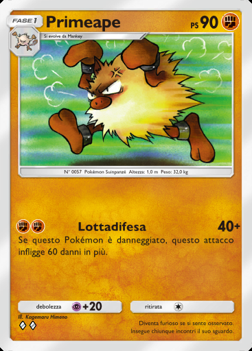 Primeape #142 · Geni Supremi (A1)
