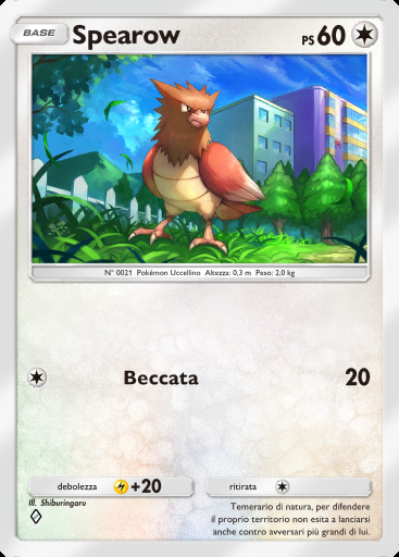 Spearow #191 · Geni Supremi (A1)