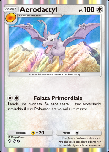 Aerodactyl #210 · Geni Supremi (A1)