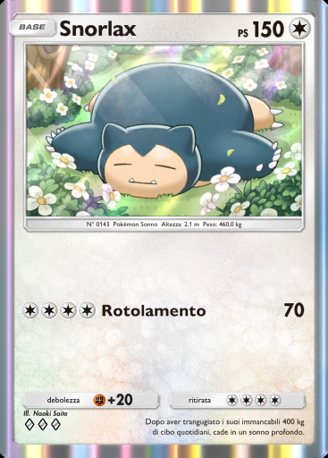 Snorlax #211 · Geni Supremi (A1)