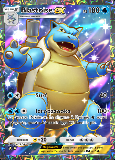 Blastoise-ex #256 · Geni Supremi (A1)