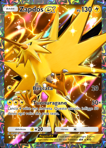 Zapdos-ex #260 · Geni Supremi (A1)