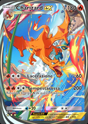 Charizard-ex #280 · Geni Supremi (A1)