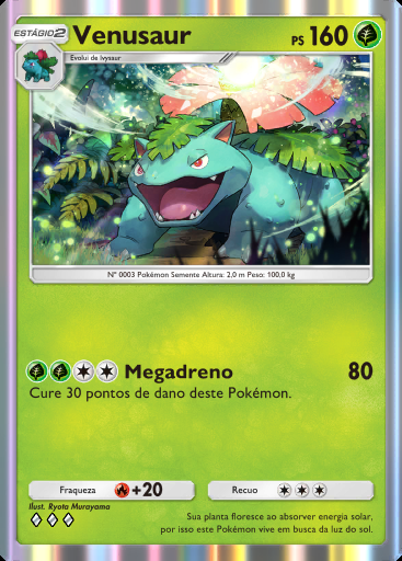 Venusaur #003 · Dominação Genética (A1)