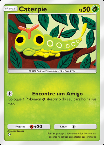 Caterpie #005 · Dominação Genética (A1)