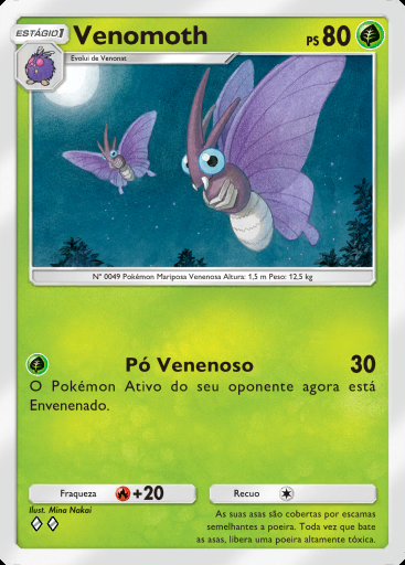 Venomoth #017 · Dominação Genética (A1)