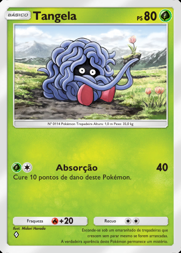 Tangela #024 · Dominação Genética (A1)