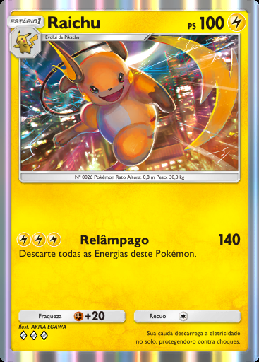 Raichu #095 · Dominação Genética (A1)