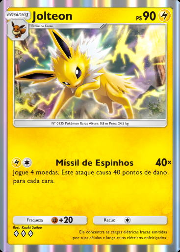 Jolteon #102 · Dominação Genética (A1)
