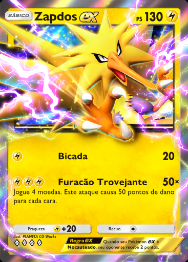 Zapdos ex #104 · Dominação Genética (A1)
