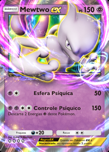 Mewtwo ex #129 · Dominação Genética (A1)