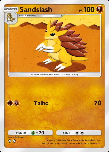 Sandslash #138 · Dominação Genética (A1)