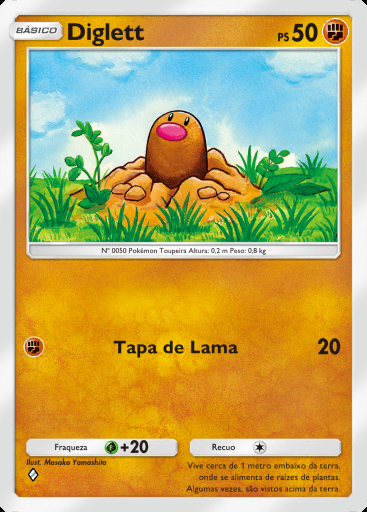 Diglett #139 · Dominação Genética (A1)