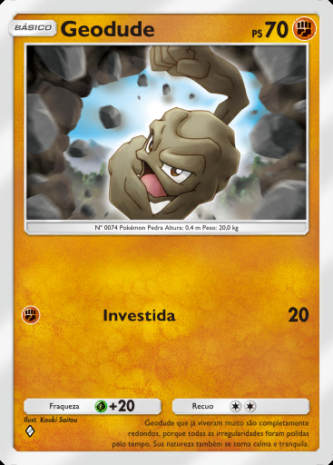 Geodude #147 · Dominação Genética (A1)