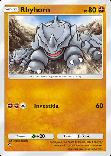 Rhyhorn #156 · Dominação Genética (A1)