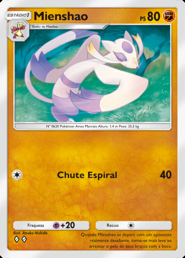 Mienshao #161 · Dominação Genética (A1)