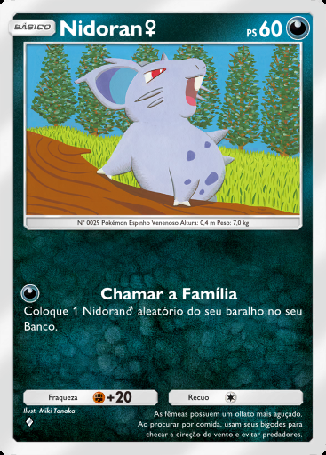 Nidoran♀ #166 · Dominação Genética (A1)