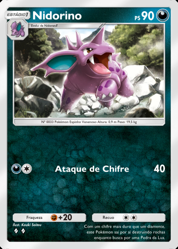 Nidorino #170 · Dominação Genética (A1)
