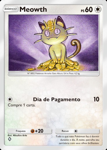 Meowth #196 · Dominação Genética (A1)