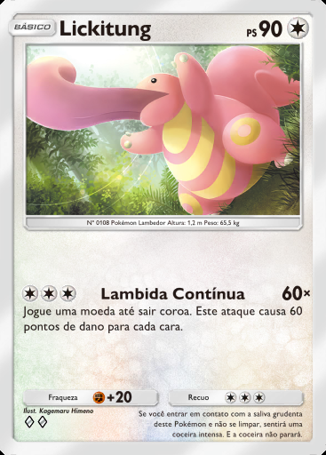 Lickitung #201 · Dominação Genética (A1)