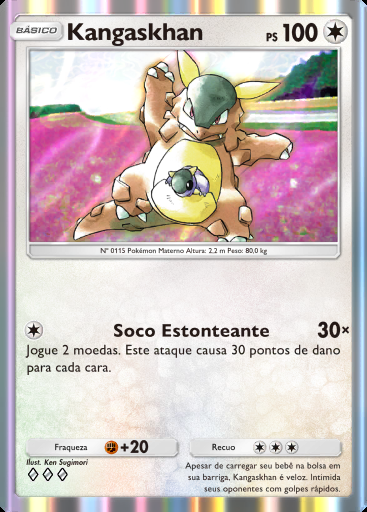 Kangaskhan #203 · Dominação Genética (A1)