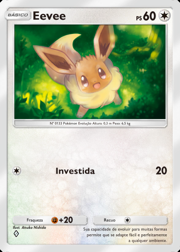 Eevee #206 · Dominação Genética (A1)
