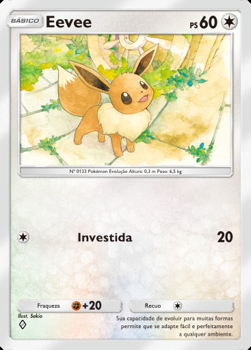 Eevee #208 · Dominação Genética (A1)