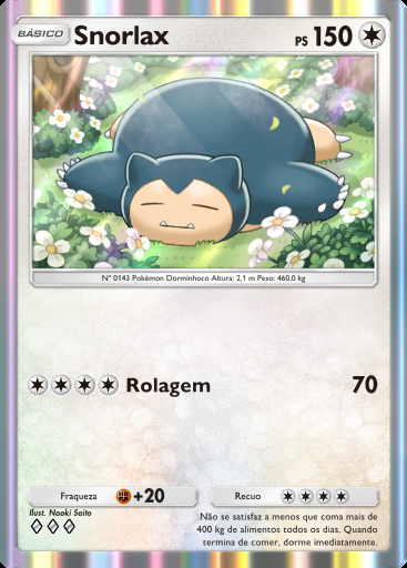 Snorlax #211 · Dominação Genética (A1)
