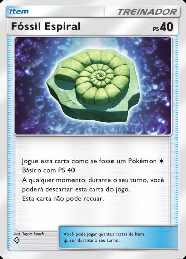 Fóssil Espiral #216 · Dominação Genética (A1)
