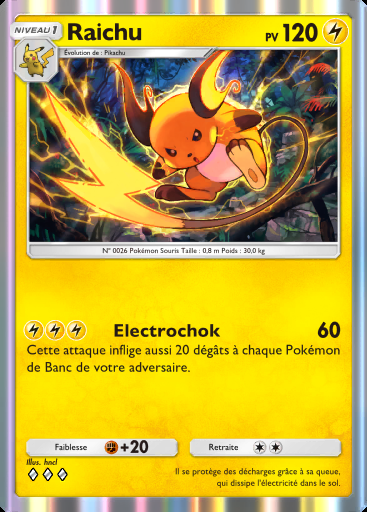 Raichu #026 · L'Île Fabuleuse (A1a)