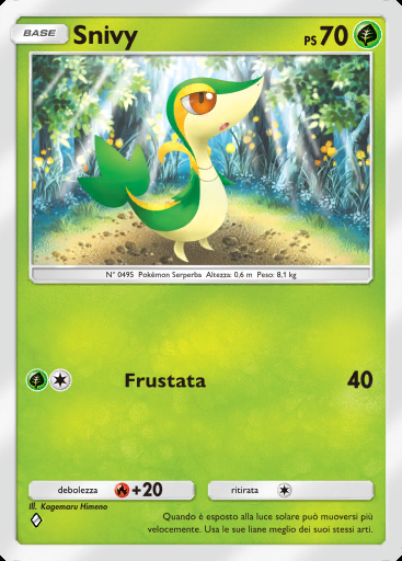 Snivy #004 · L'Isola Misteriosa (A1a)