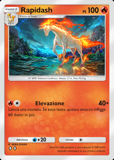 Rapidash #011 · L'Isola Misteriosa (A1a)