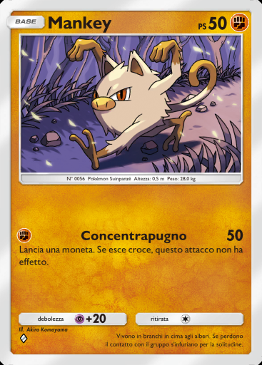 Mankey #041 · L'Isola Misteriosa (A1a)