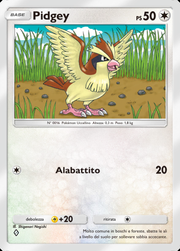 Pidgey #057 · L'Isola Misteriosa (A1a)